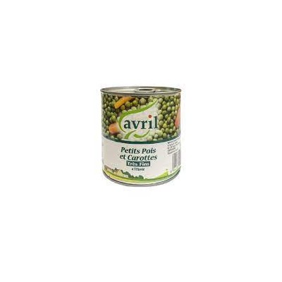 Cartons 12x400G Petits Pois Avril